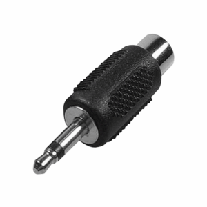 ADAPTADOR 1 RCA HEMBRA A 1 3.5MM MACHO ESTEREO - PLASTICO