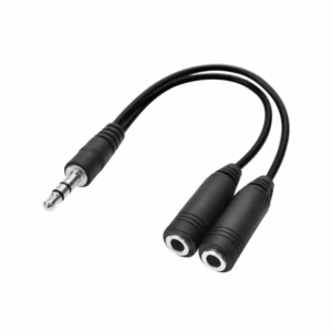 CABLE AUXILIAR SPLITTER Y - 2 HEMBRA - 1 MACHO ESTEREO