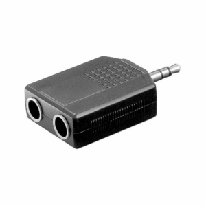 ADAPTADOR 2 6.3MM HEMBRA A 1 3.5MM MACHO ESTEREO