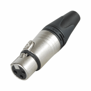 CONECTOR XLR HEMBRA - NEUTRIK - PLATEADO