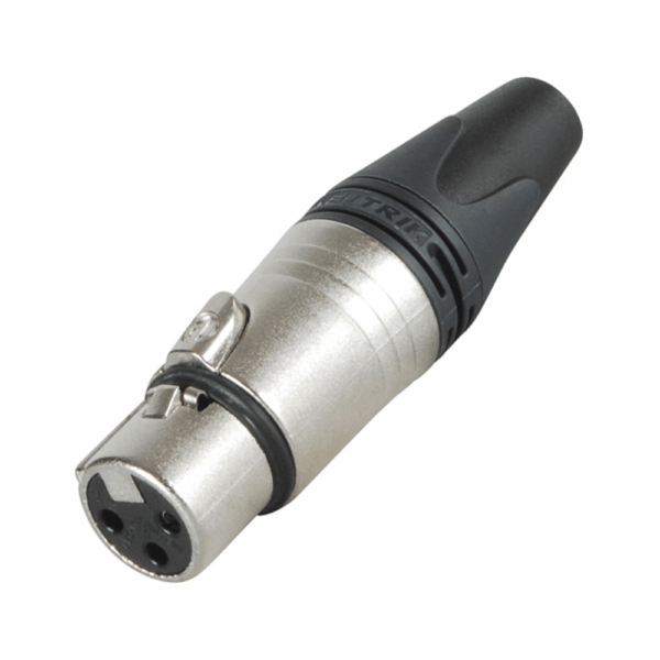 CONECTOR XLR HEMBRA - NEUTRIK - PLATEADO
