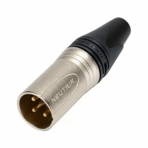CONECTOR XLR MACHO - NEUTRIK - PLATEADO