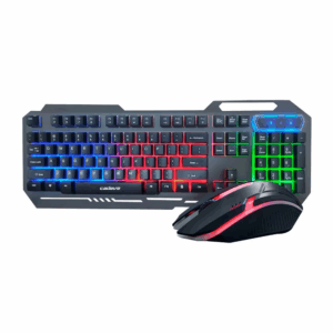 KIT TECLADO Y MOUSE USB GAMER RGB - LEMEIDE T25