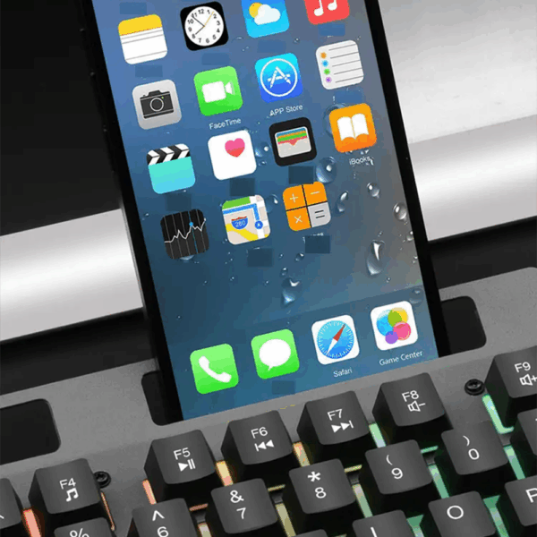 KIT TECLADO Y MOUSE USB GAMER RGB - DIMAO V6680 - Imagen 2