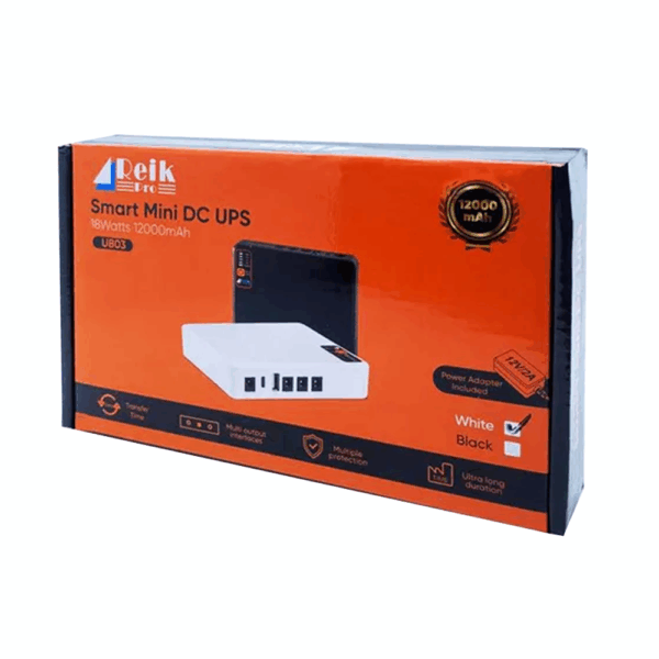 MINI UPS 18W REIK PRO UB03 - 12000MAH - 5V/9V/12V/USB/TIPO C - Imagen 2