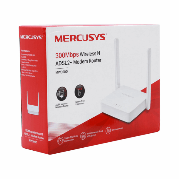 MODEM ROUTER MERCUSYS MW300D - Imagen 4